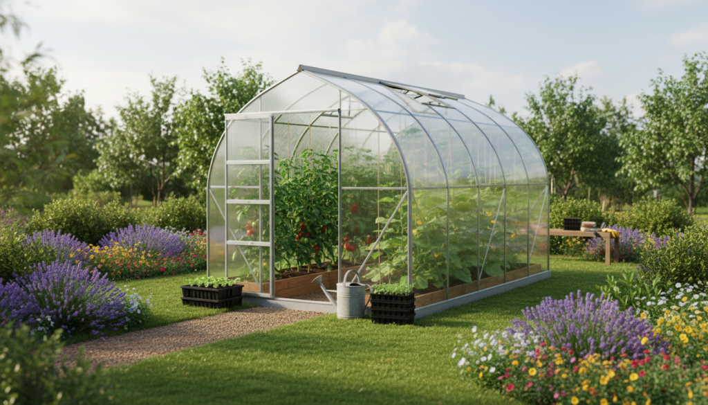 Polykarbonat drivhus 15 m2 – det perfekte rum til ophold og planter