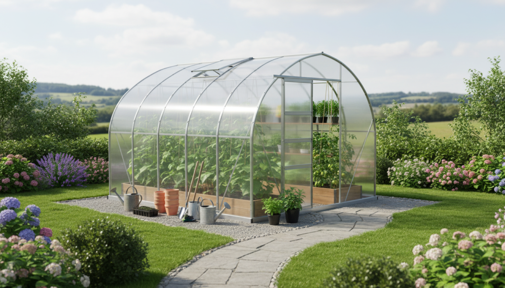 Polykarbonat drivhus 12 m2: Perfekt til den ambitiøse gartner