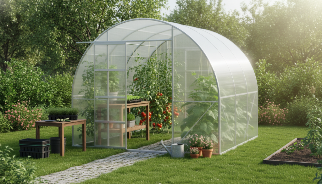 Dancover polykarbonat drivhus: Se sortiment & priser