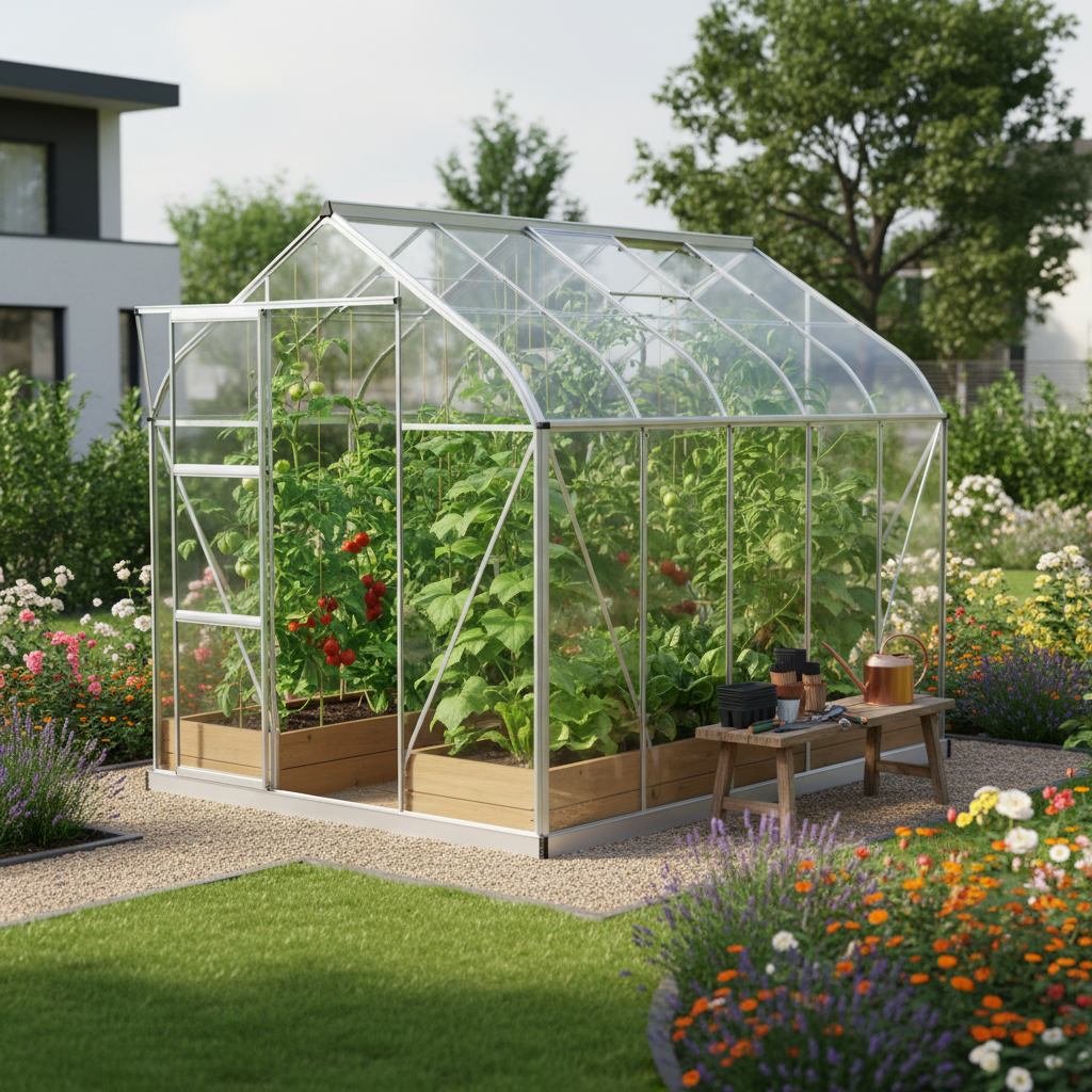 Polykarbonat drivhus: Sådan lykkes du med urban gardening