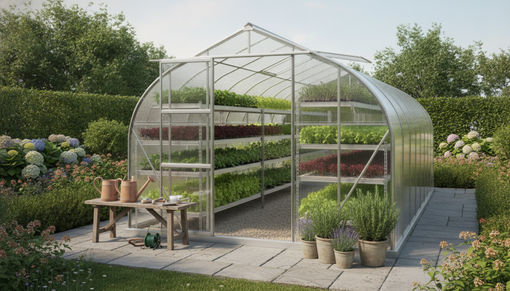 Polykarbonat drivhus til dyrkning af microsalat – guide til succes