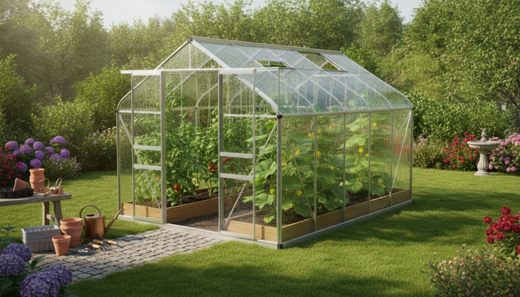Polykarbonat drivhus til frostfølsomme planter: Den komplette guide