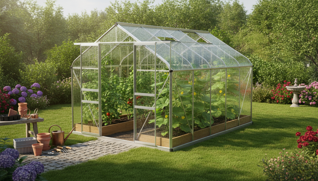 Polykarbonat drivhus til frostfølsomme planter: Den komplette guide